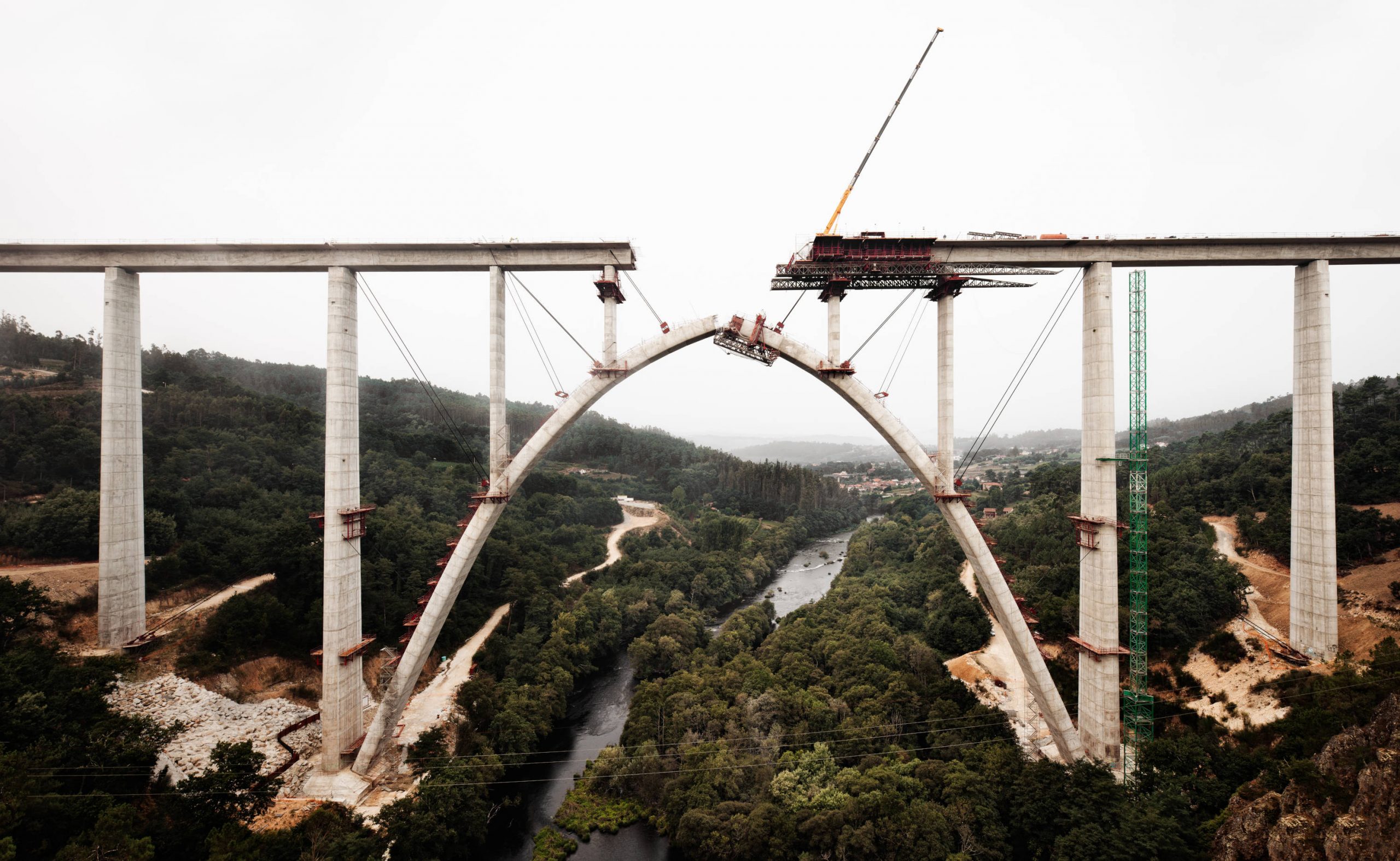 Puente sobre el río Ulla