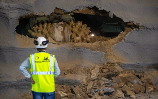 Conectadas las dos bocas del Túnel de Monte Plano